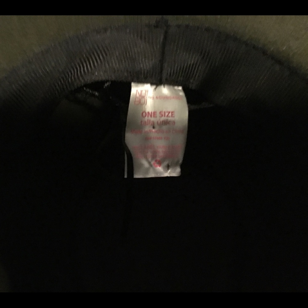 No Boundaries Fedora Green Adjustable Hat - Picture 8 of 15